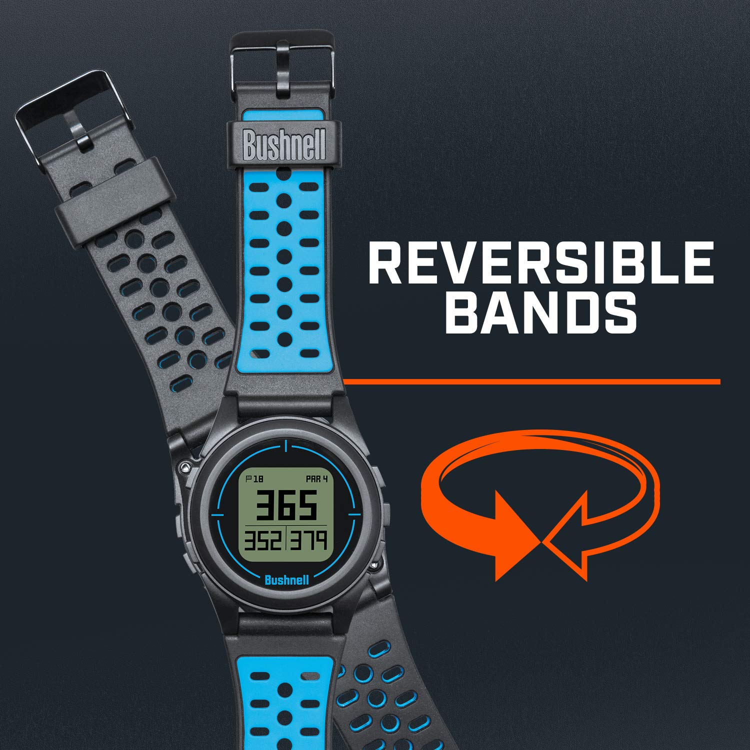 Bushnell Reversible Bands on Golf GPS Watch