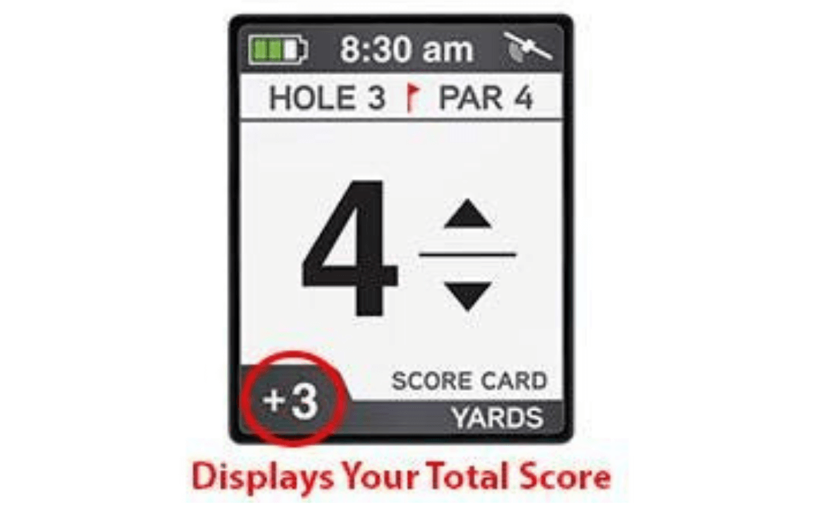 IZZO Golf Swami 5000 Golf GPS Rangefinder Scorecard Feature
